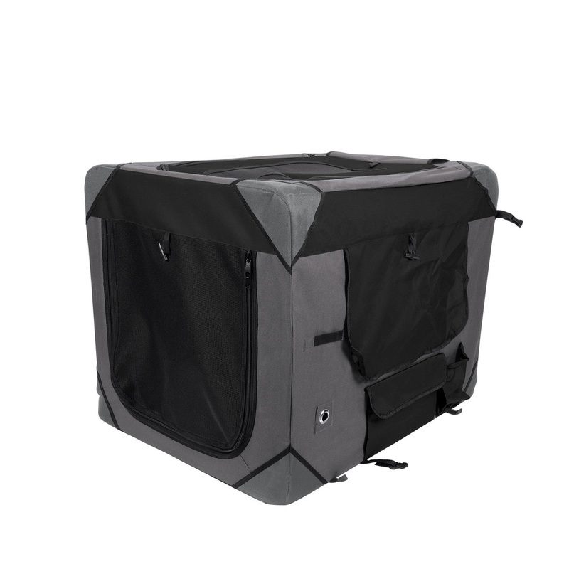 Zeus Soft Sided Dog Crate, Gray/Black, Small (replaces 90526)