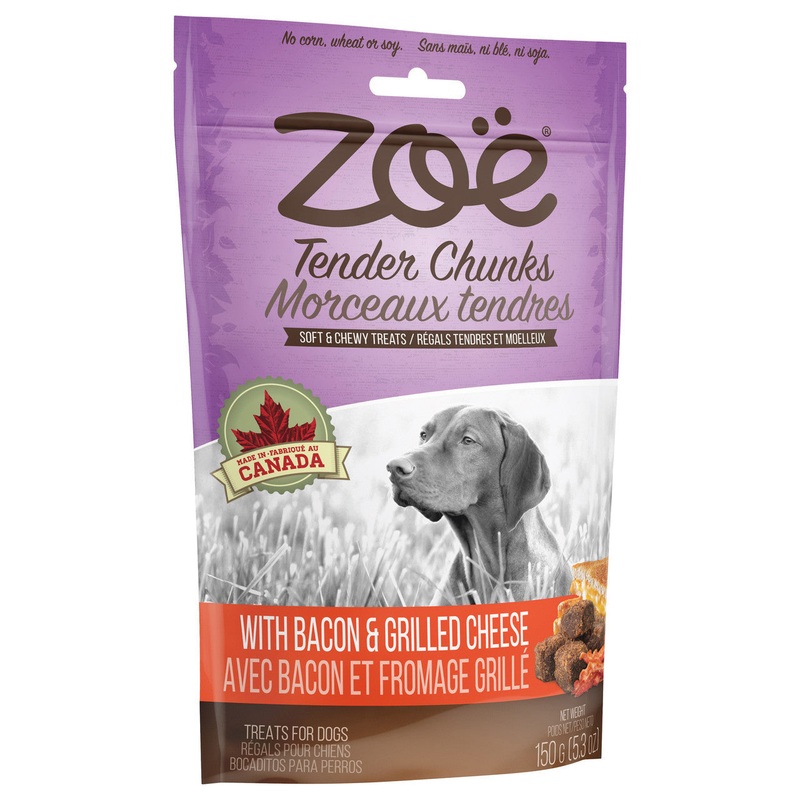 Zoe Tender Chunks, 5.3 oz, Cheese/bacon