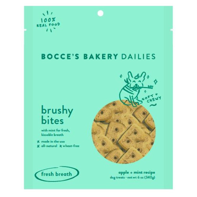 Bocce's Brushy Bites Soft & Chewy 6 oz