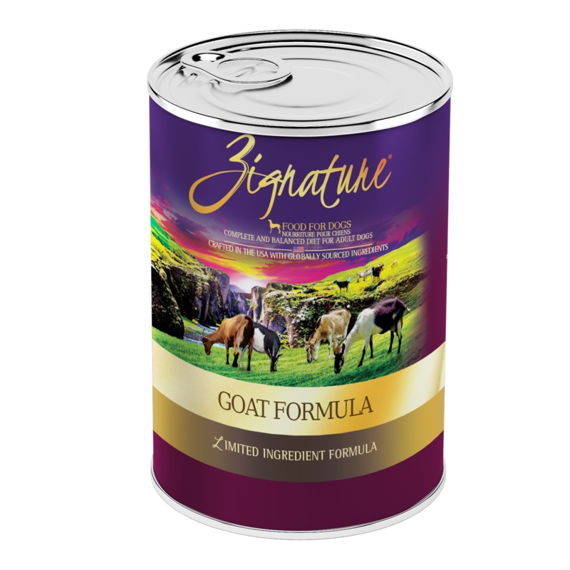 Zignature Goat Formula Dog Food 12/13 oz