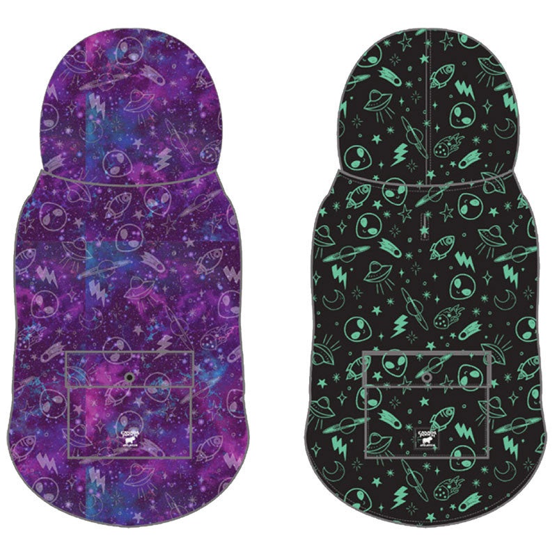 Canada Pooch Dog Pick Me Poncho Glow 26