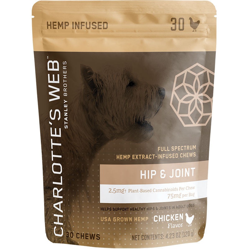 Charlotte's Web Dog Hip & Joint Chews 30 Count