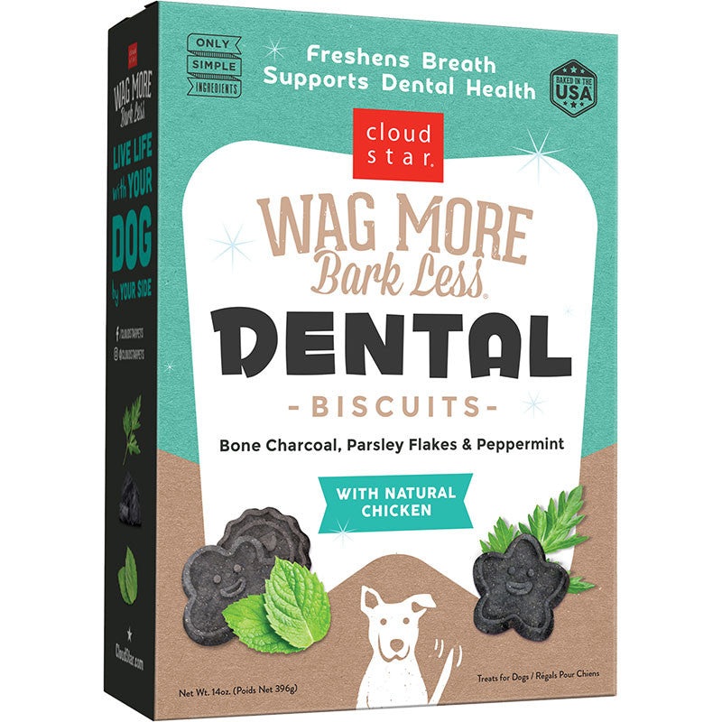Cloudstar Dog Dental Chicken Charcoal 14oz