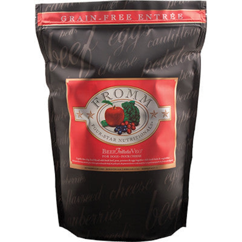 Fromm Four-Star Beef Frittata Veg Recipe Dog Food 4 lb