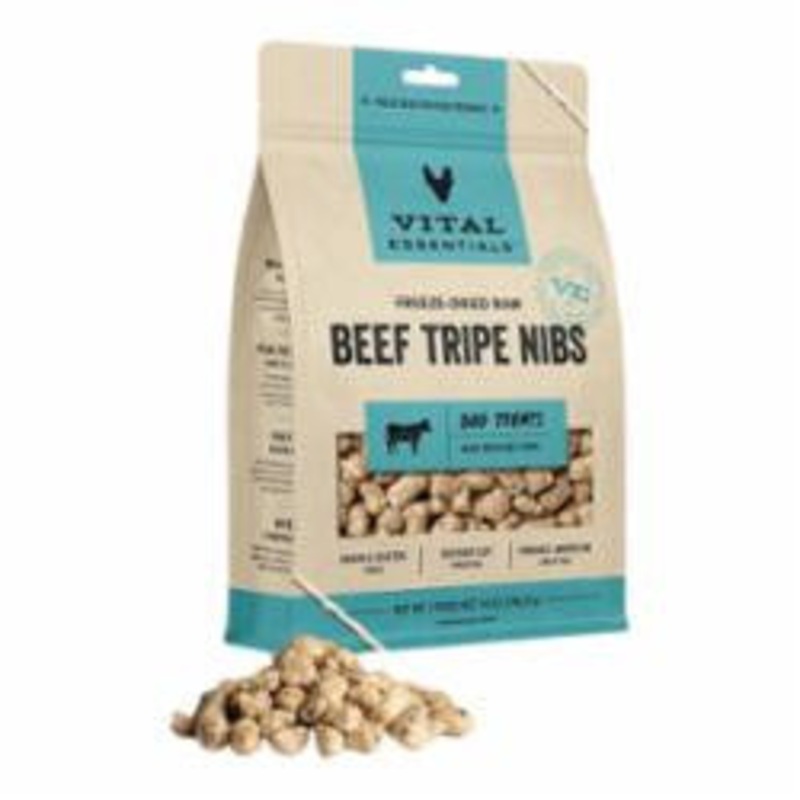 Vital Essentials Dog Freeze-dried Nibs Beef Tripe 14oz