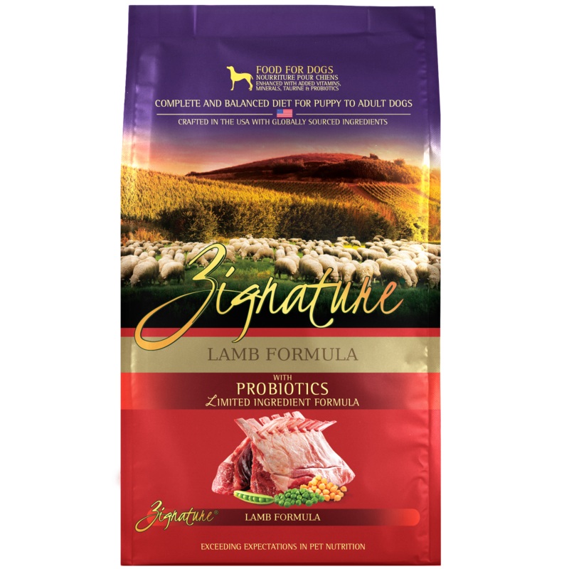 Zignature Lamb Formula Dog Food 4 lb
