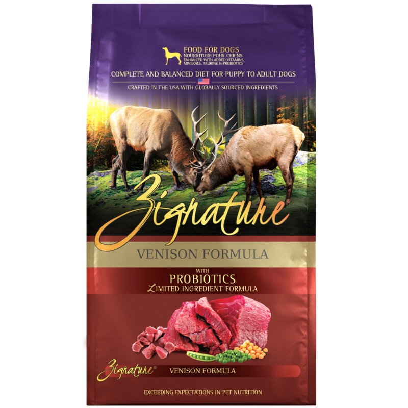 Zignature Venison Formula Dog Food 4 lb