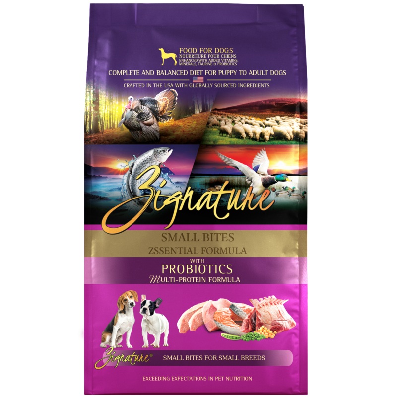Zignature Zssential Formula Small Bites Dry Dog Food 4 lb
