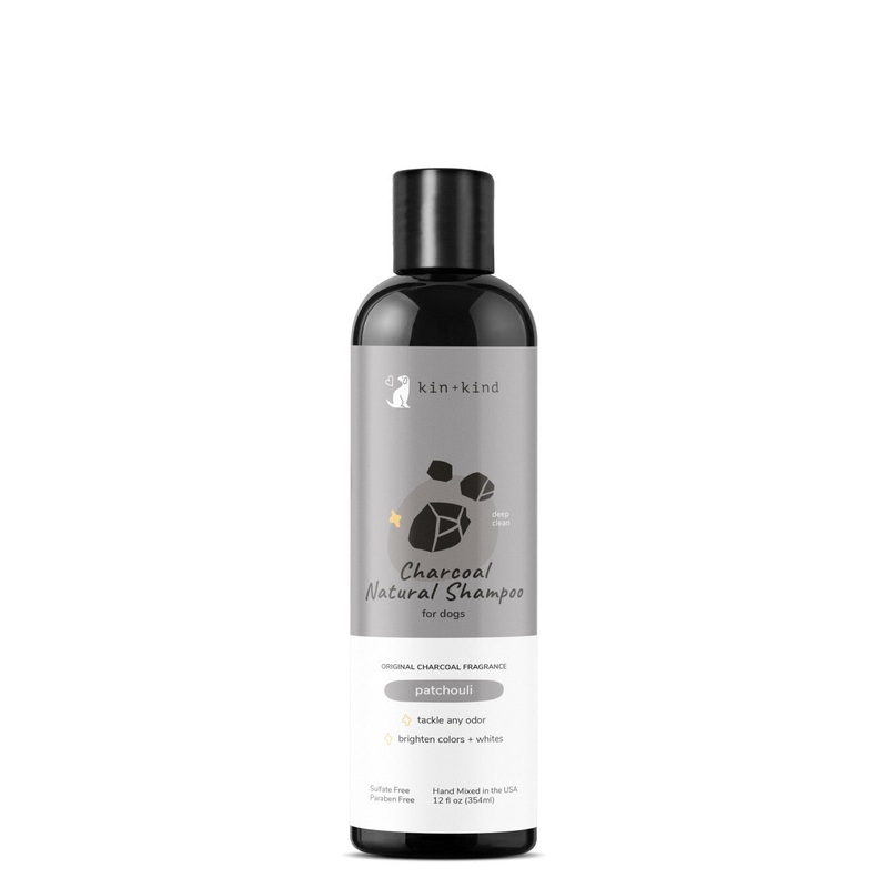 Charcoal Deep Clean Natural Shampoo for Dogs Patchouli 12 oz