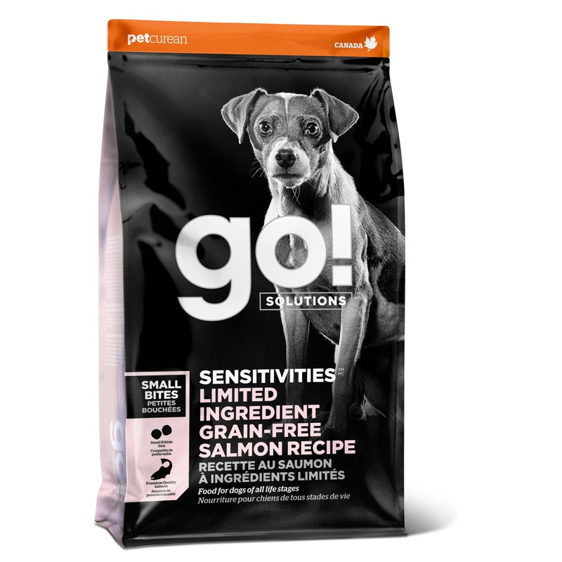 Go! Sensitive Small Bites Grain Free LID Salmon 22 lb