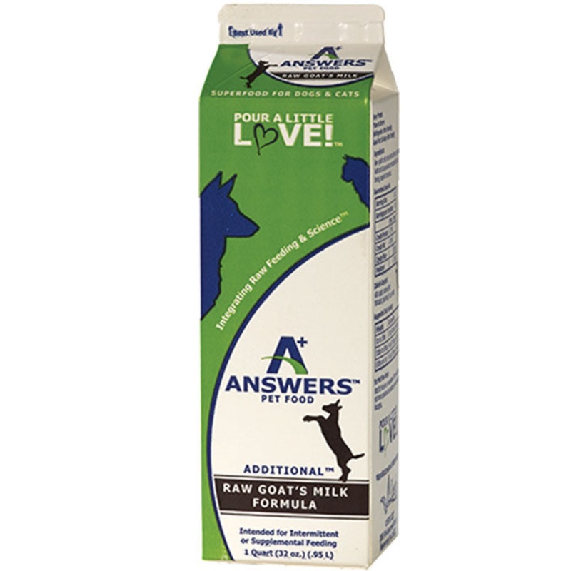 Answers Dog Frozen Additional Goat Milk 1 Quart {L-x } SD-5