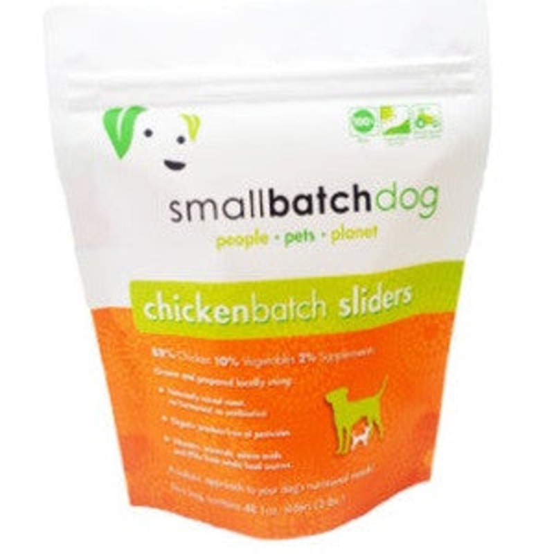 Small Batch Dog Frozen Chicken Sliders 3lb {L-x} SD-5