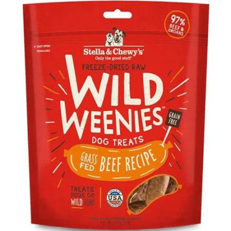 Stella & Chewie's Wild Weenies Beef Recipe 3.25oz {L+1x} 860288