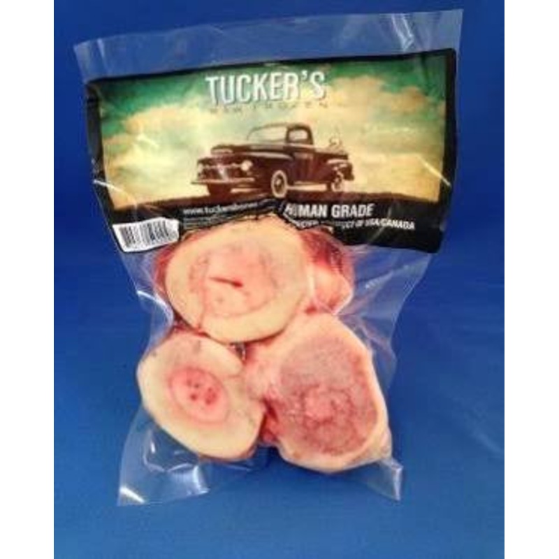 Tucker's Dog Frozen Bison Bones 1in 3 Count {L-x} - SD-5