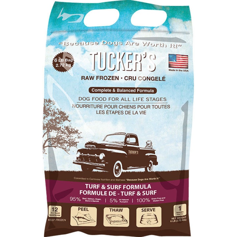 Tuckers Dog Frozen Complete Balance Surf & Turf 6lb SD-5