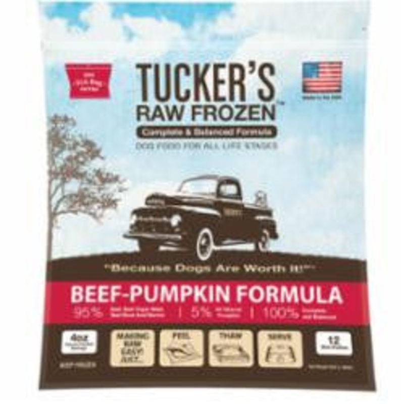 Tuckers Dog Frozen Complete Balanced Beef Pumpkin 3lb SD-5