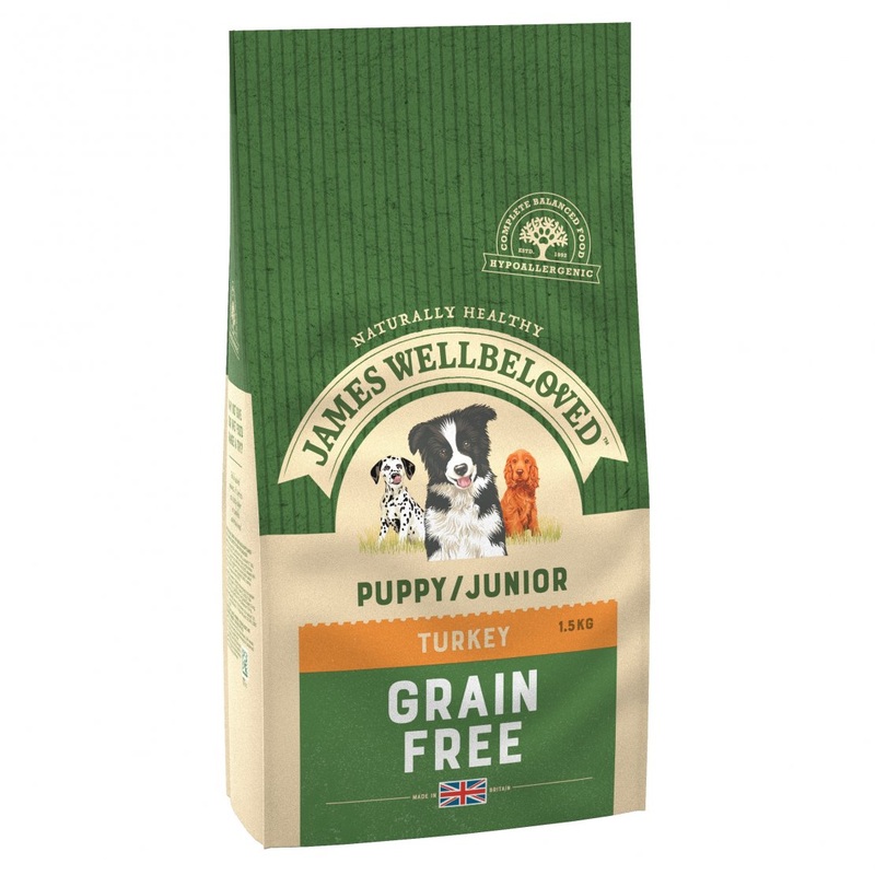 Jwb Puppy Dog Grain Free Turkey Kibble 1.5kg