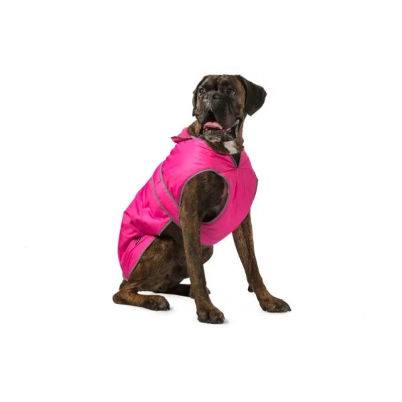 Muddy Paws Stormguard Fleece Lined Coat & Chest Protector pink XSmall
