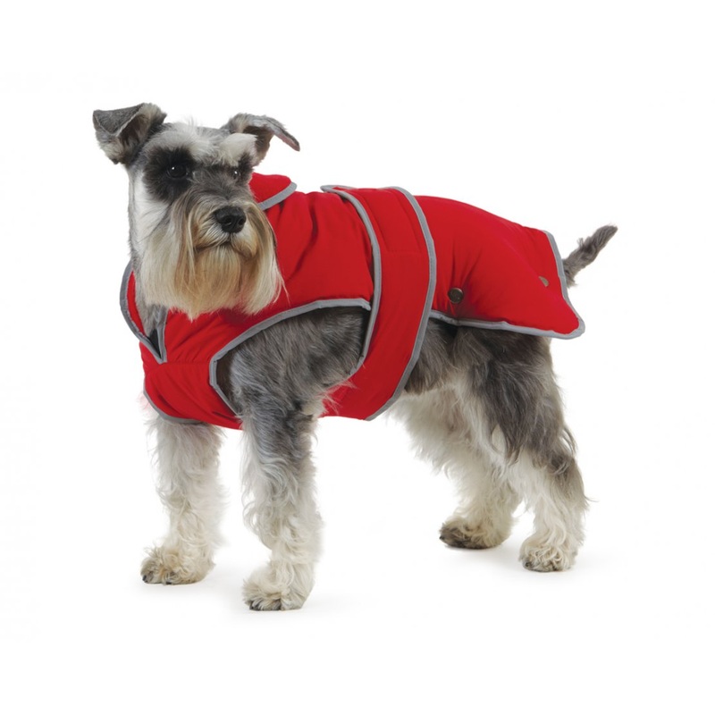 Muddy Paws Stormguard Fleece Lined Coat & Chest Protector Red Large