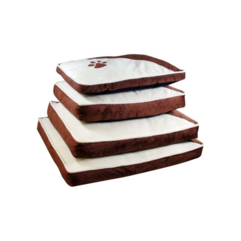 Paw Prints Sm Brown Pet Cushion