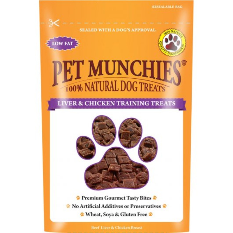 Pet Munchies Liver & Chicken Dog Training Treats 50g
