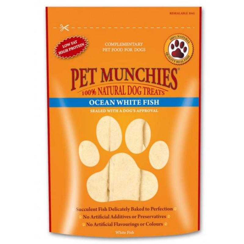 Pet Munchies Ocean White Fish 100g