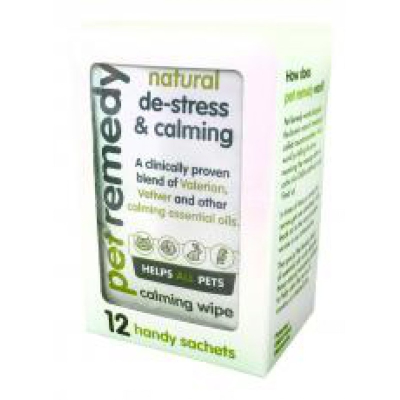 Pet Remedy Calming Wipes Sachet Pack 12