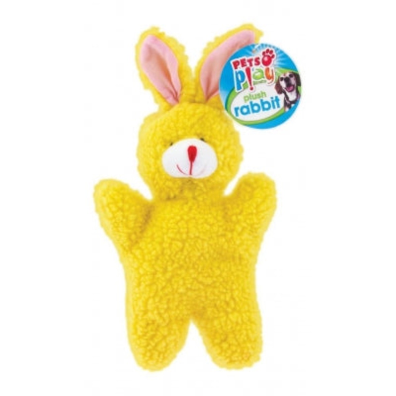 PLUSH RABBIT DOG TOY