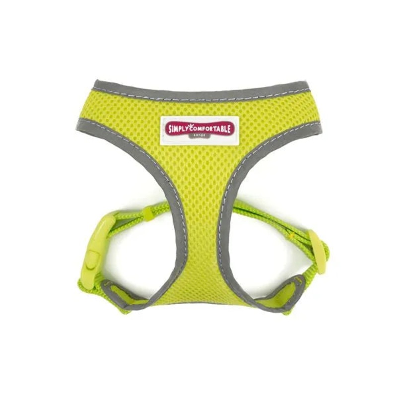 Viva Nylon Comfort Mesh Harness Lime Extra Small 28-40cm