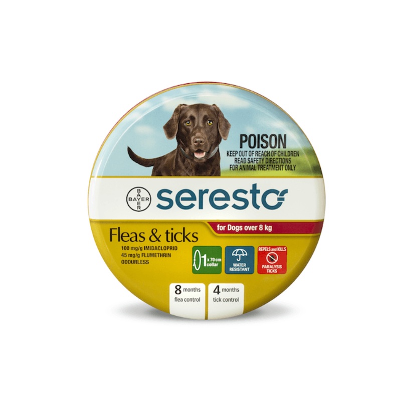 ADVANTAGE Seresto Flea And Tick Collar For Dogs Over 8kg