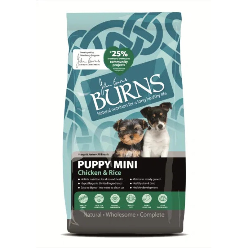 Burns Puppy Mini Chicken & Rice 2kg