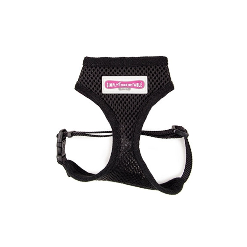 Comfort Mesh Dog Harness Black Large 53-74cm