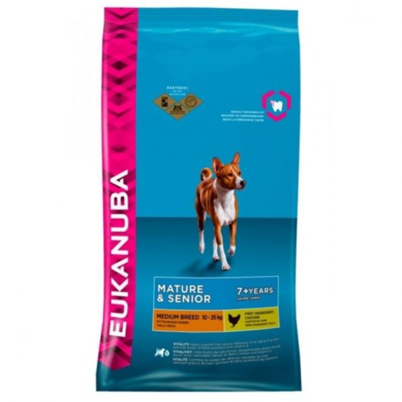 Eukanuba Thriving Mature (7+) Medium Breed Chicken 12kg