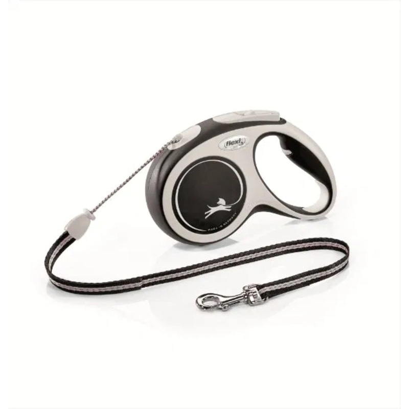 Flexi New Comfort Cord M Black 5m 1-20kg