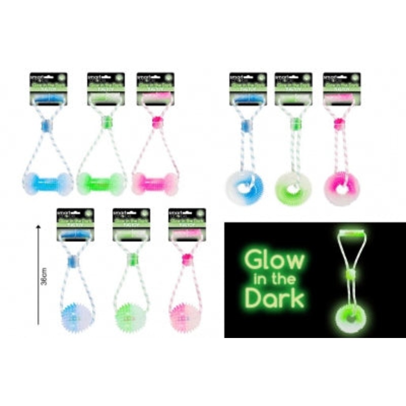 Glow In The Dark Tug Dog Toy