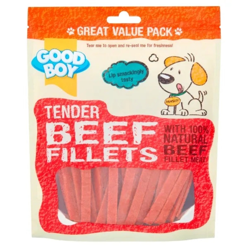 Good Boy Pawlsey & Co Tender Beef Fillets 300g
