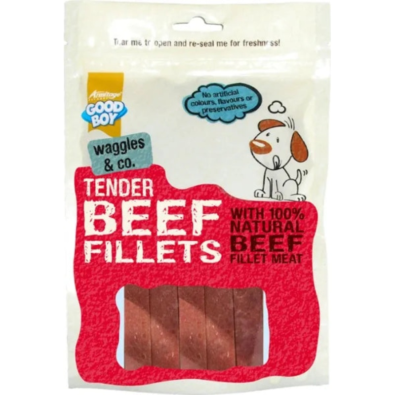Good Boy Pawlsey & Co Tender Beef Fillets 90g