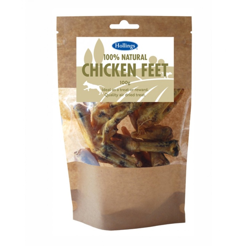 Hollings 100% Natural Chicken Feet 100g