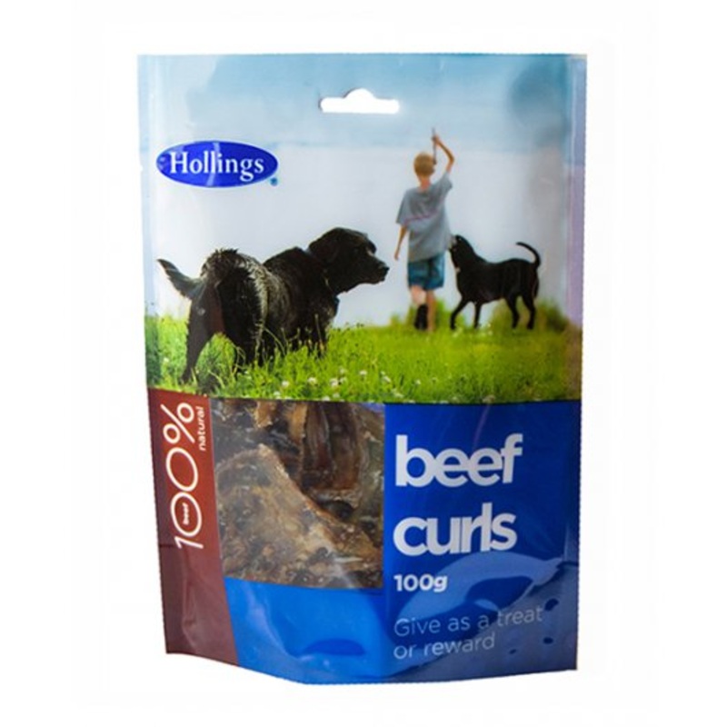 Hollings Beef Curls 100g