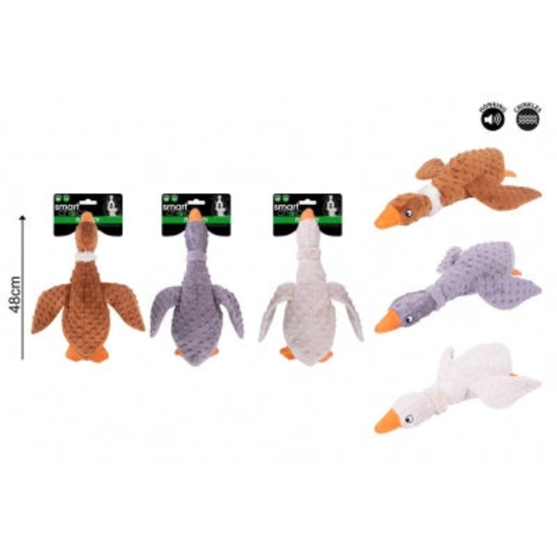 HONKING PLUSH DUCK DOG TOY