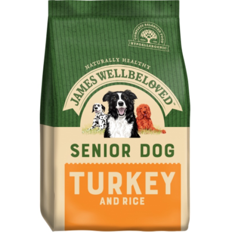 Jwb Adult Dog Senior Turkey  & Rice Kibble 2kg
