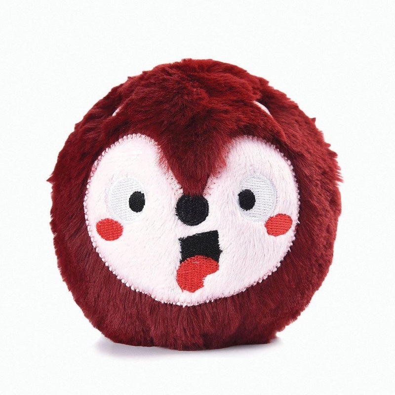 HUGSMART Super Ball Dog Toy Zoo Ball Fox 10cm