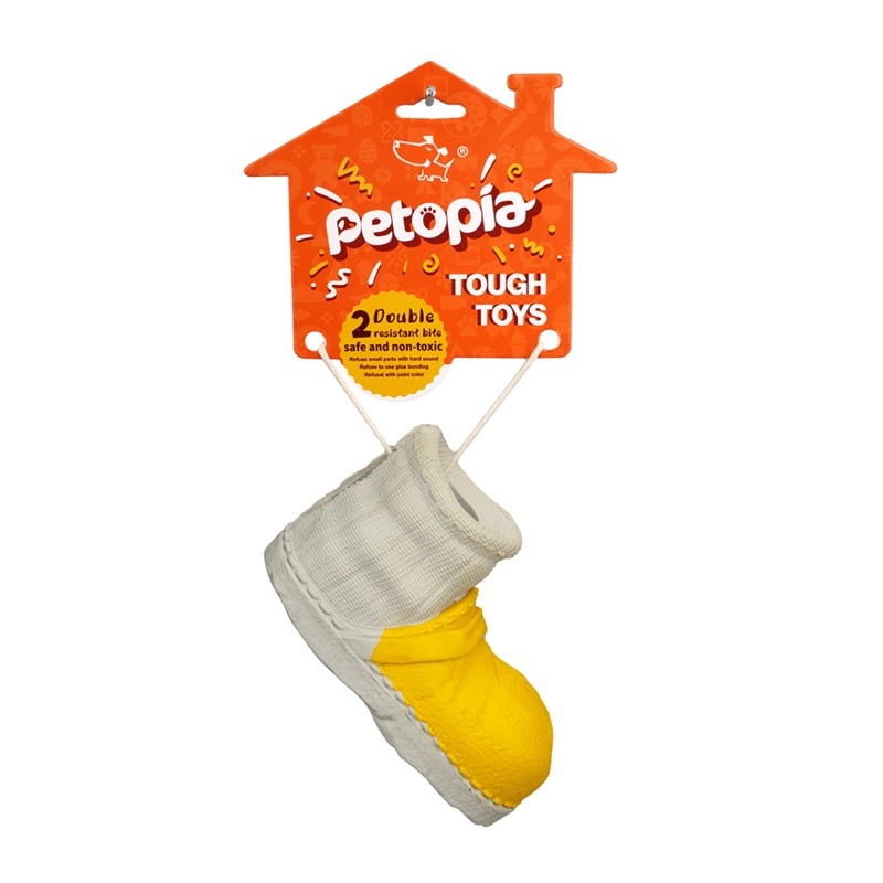 PETOPIA Ultra Tough Dog Chewing Toy - Old Boots (Assorted Colour)