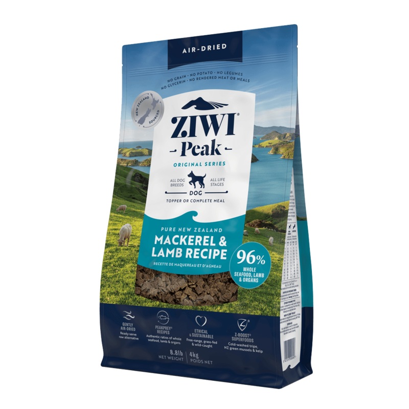 ZIWI PEAK Dog Air Dried Mackerel & Lamb - 4kg