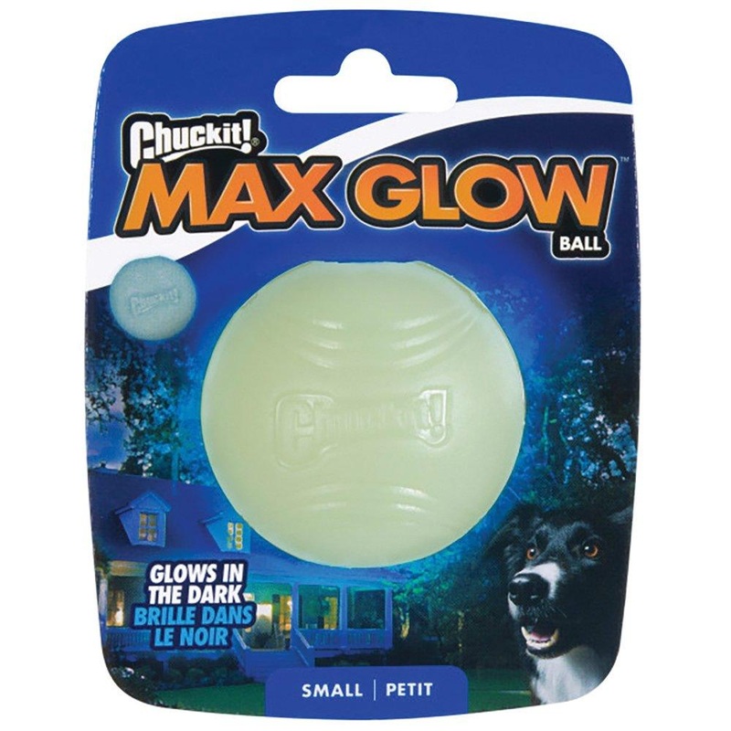 CHUCKIT! Max Glow Ball For Dogs Small 5cm (1 Pack)
