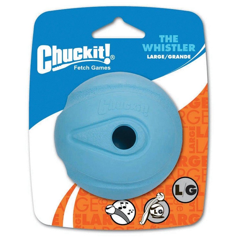 CHUCKIT! Whistler Ball For Dogs Large 7.5cm (1 Pack)