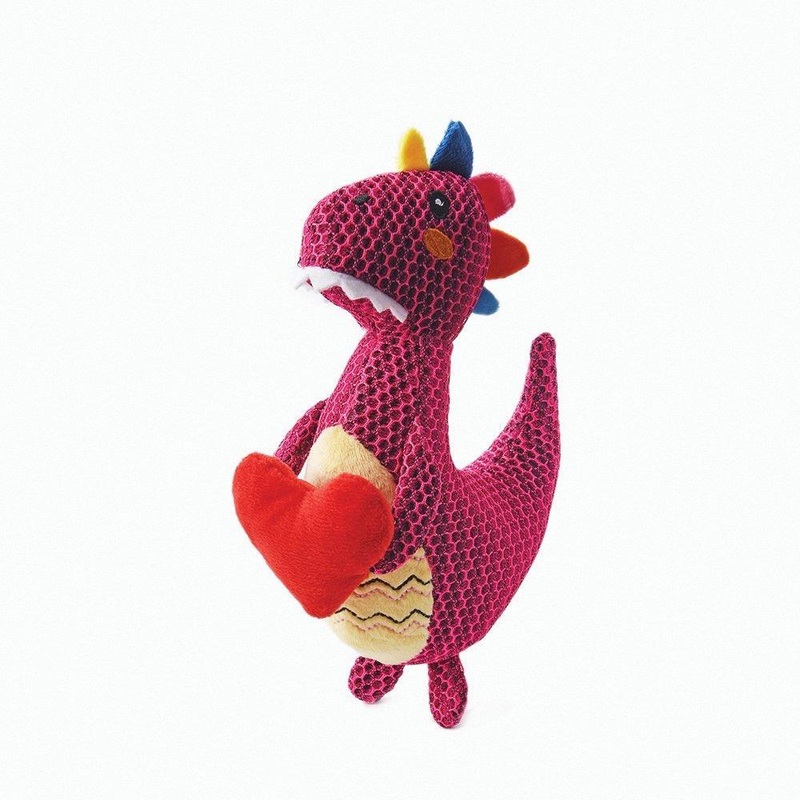 HUGSMART Fuzzy Friendz Dog Toy Woof Love Rexy