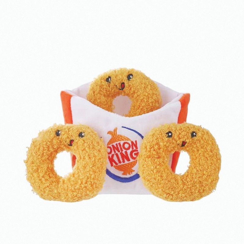 HUGSMART Puzzle Hunter Dog Toy Food Party Onion Ring