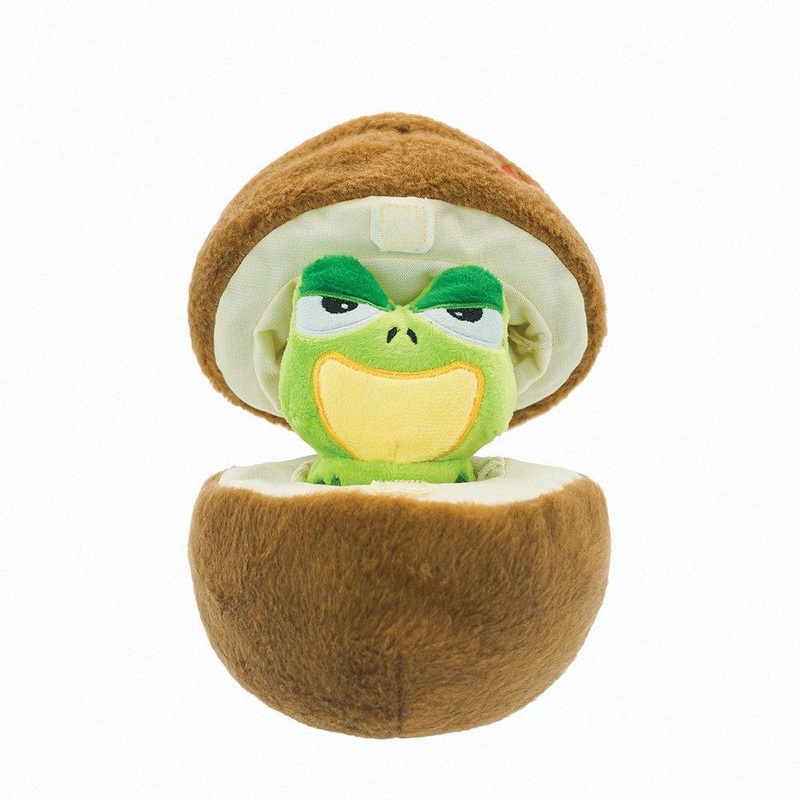 HUGSMART Puzzle Hunter Dog Toy Fruity Critterz Coconut