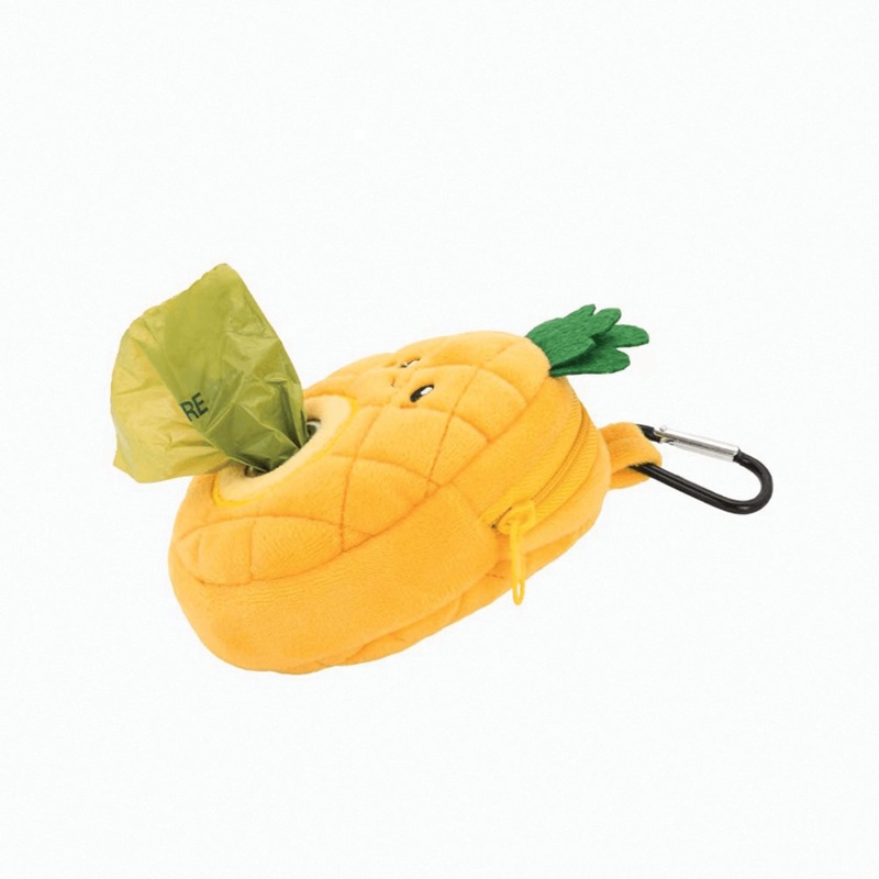 HUGSMART Waste Bag Dispenser Pouch Pineapple